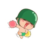 Baby Soldier WhatsApp Sticker #9