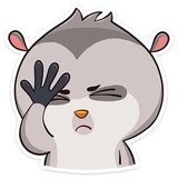 Bin the Lemur WhatsApp Sticker #12