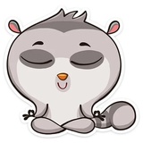 Bin the Lemur WhatsApp Sticker #3