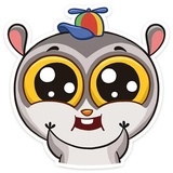 Bin the Lemur WhatsApp Sticker #4