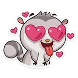 Bin the Lemur WhatsApp Sticker #6