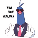 Bird Pigeon WhatsApp Sticker #3