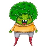 Broccoli WhatsApp Sticker #9