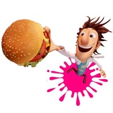 Cloudy with a chance of Meatballs WhatsApp Sticker #21