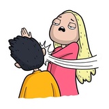 Comicada WhatsApp Sticker #17