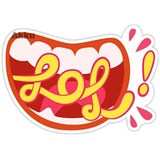 Comic Typo WhatsApp Sticker #11