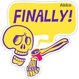 Comic Typo WhatsApp Sticker #6