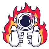 Cosmonaut WhatsApp Sticker #13