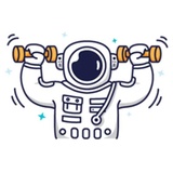 Cosmonaut WhatsApp Sticker #26