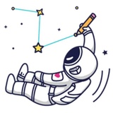 Cosmonaut WhatsApp Sticker #28