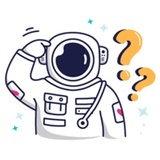Cosmonaut WhatsApp Sticker #29
