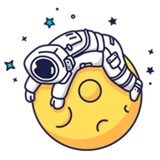 Cosmonaut WhatsApp Sticker #3