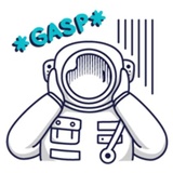 Cosmonaut WhatsApp Sticker #30