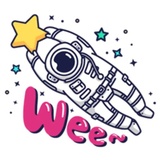 Cosmonaut WhatsApp Sticker #4