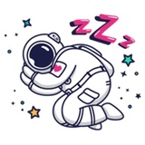 Cosmonaut WhatsApp Sticker #7