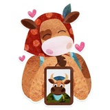 Cow Marfa WhatsApp Sticker #15