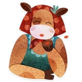 Cow Marfa WhatsApp Sticker #9
