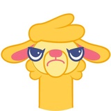 Crazy Llama WhatsApp Sticker #18