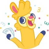 Crazy Llama WhatsApp Sticker #20