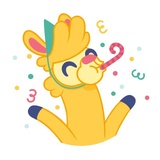 Crazy Llama WhatsApp Sticker #27