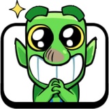Clash Royale Goblin WhatsApp Sticker #15