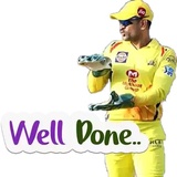 CSK Telugu WhatsApp Sticker #2