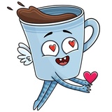 Cup of Coffee WhatsApp Sticker #17