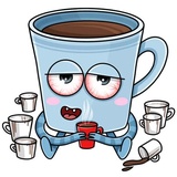 Cup of Coffee WhatsApp Sticker #21
