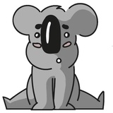 Cute Koala WhatsApp Sticker #10