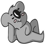 Cute Koala WhatsApp Sticker #12