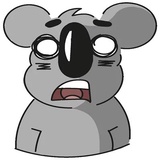 Cute Koala WhatsApp Sticker #16