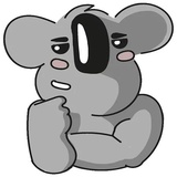 Cute Koala WhatsApp Sticker #24