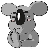 Cute Koala WhatsApp Sticker #25