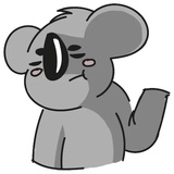 Cute Koala WhatsApp Sticker #4