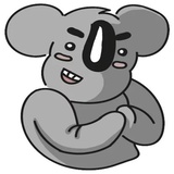 Cute Koala WhatsApp Sticker #5