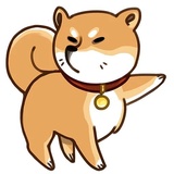 Shiba Inu WhatsApp Sticker #7