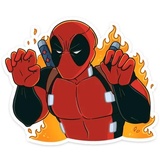 Deadpool New WhatsApp Sticker #19