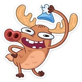 Deer WhatsApp Sticker #2