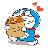 Doraemon Emoji Fun WhatsApp Sticker #10