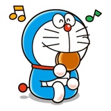 Doraemon Emoji Fun WhatsApp Sticker #11