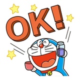 Doraemon Emoji Fun WhatsApp Sticker #13