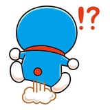 Doraemon Emoji Fun WhatsApp Sticker #21
