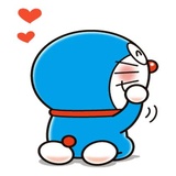 Doraemon Emoji Fun WhatsApp Sticker #23