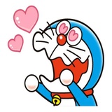 Doraemon Emoji Fun WhatsApp Sticker #24