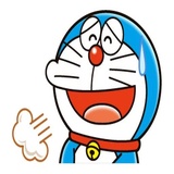 Doraemon Emoji Fun WhatsApp Sticker #28