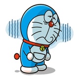 Doraemon Emoji Fun WhatsApp Sticker #30