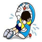 Doraemon Emoji Fun WhatsApp Sticker #8