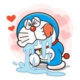 Doraemon Emoji Fun WhatsApp Sticker #9