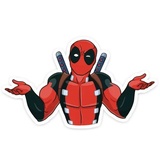 Deadpool Emojis WhatsApp Sticker #11