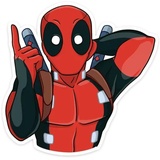 Deadpool Emojis WhatsApp Sticker #13